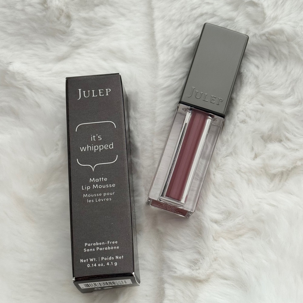 Julep It's Whipped Matte Lip Mousse - Shade: Bisou (Pale Nude Pink) -0.14 oz NIB